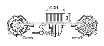 AVA QUALITY COOLING ai8391 -  Электродвигатель, вентиляция салона